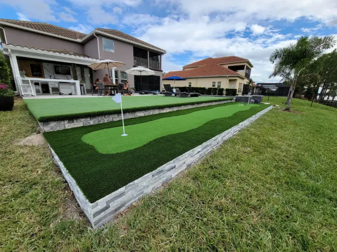 Mini Golf with Artificial Grass